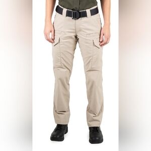 Women's Tactical Cargo Pants - Khaki, Women's V2 Tactical Pants, First Tactical
